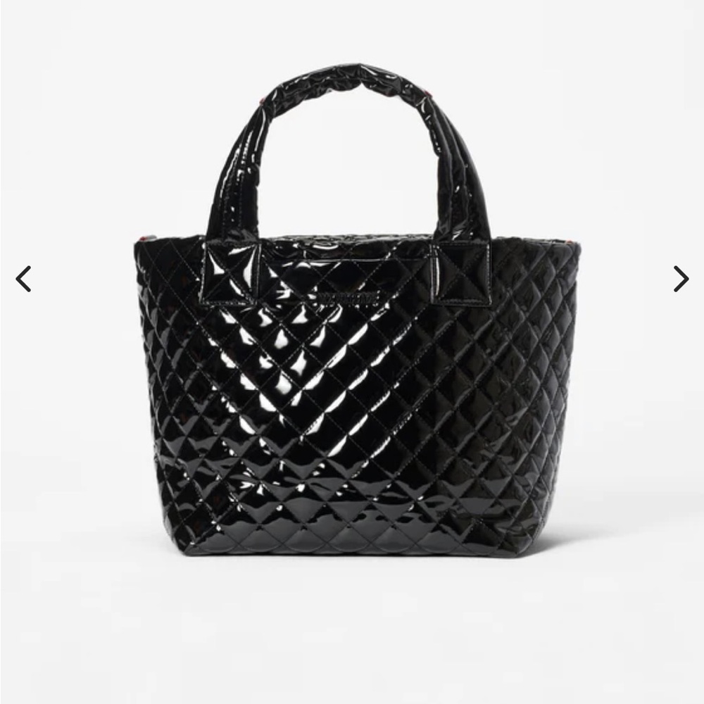 MZ Wallace Black Lacquer Small Metro Tote Deluxe bag - NWOT
